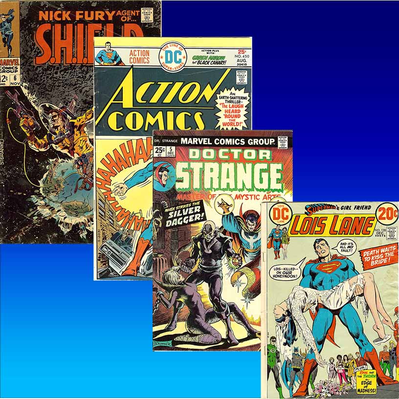 A collection of Silver Age Comics