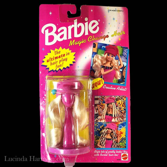 1993 Mattel Barbie Magic Change Hair Creative Artist #68090